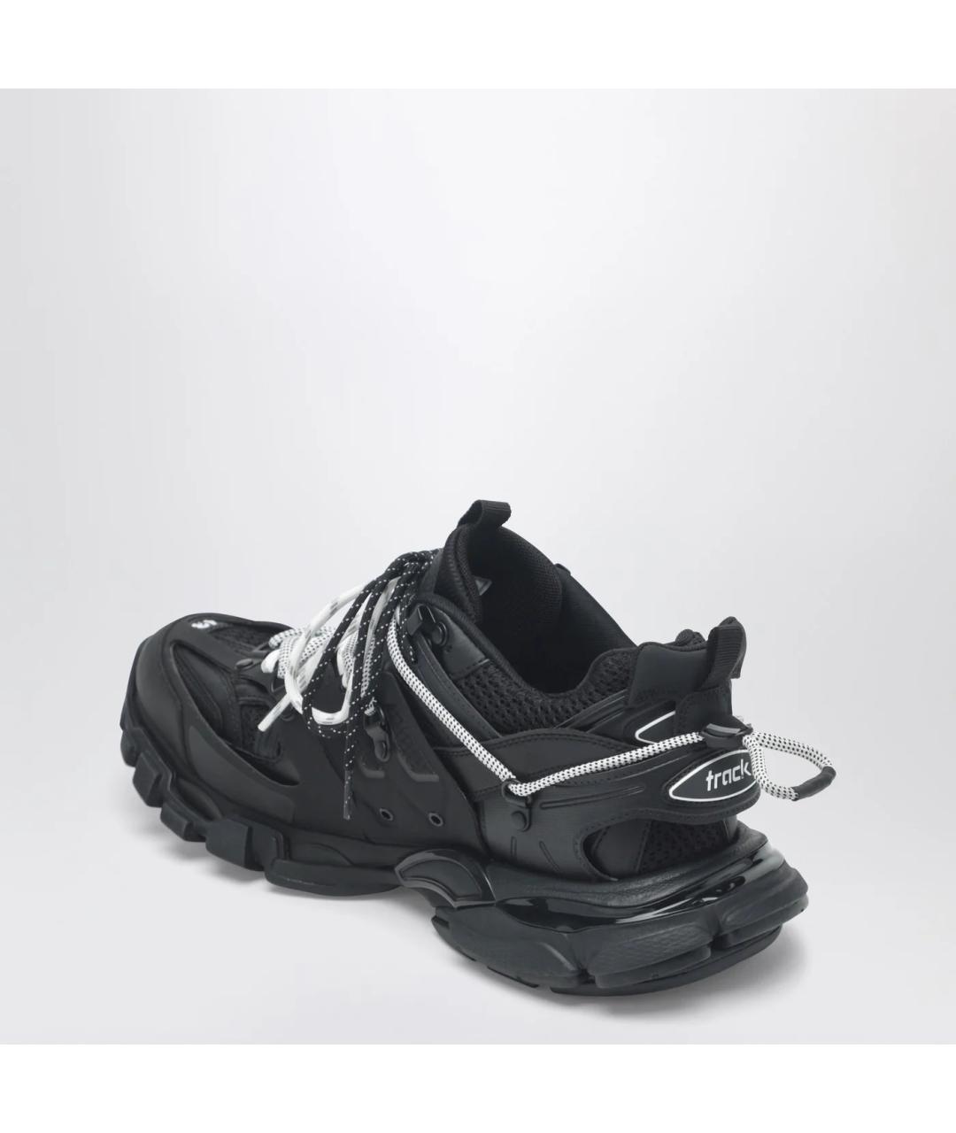 BALENCIAGA Черные синтетические низкие кроссовки / кеды, фото 2
