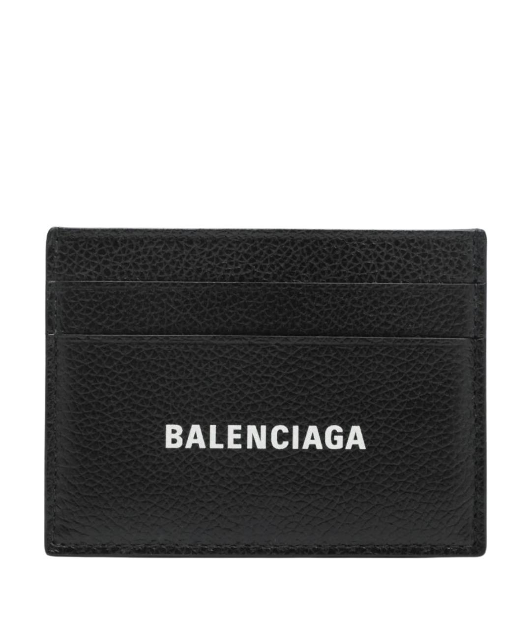 BALENCIAGA Черный кожаный кардхолдер, фото 1
