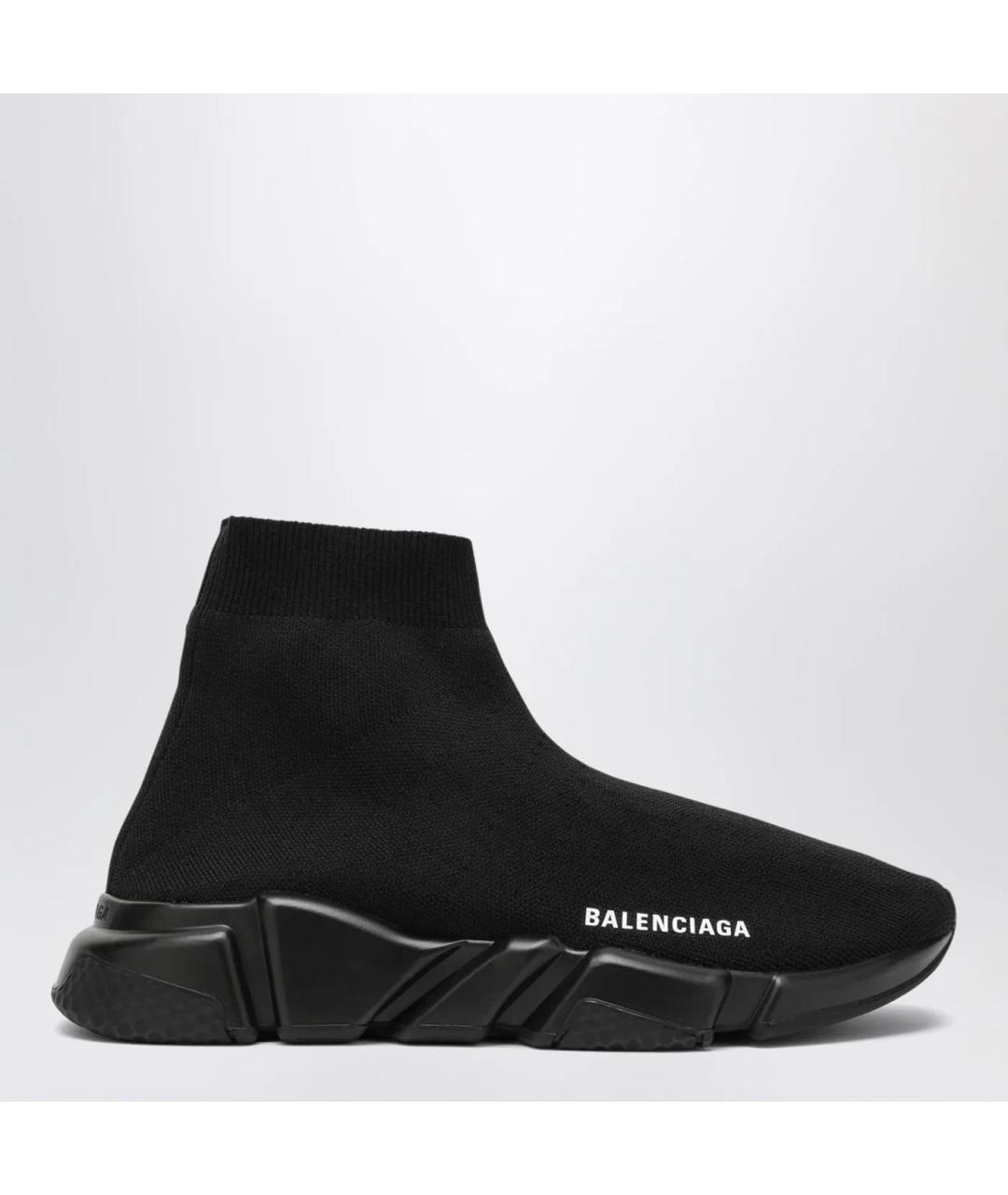 BALENCIAGA Черные текстильные кроссовки, фото 3