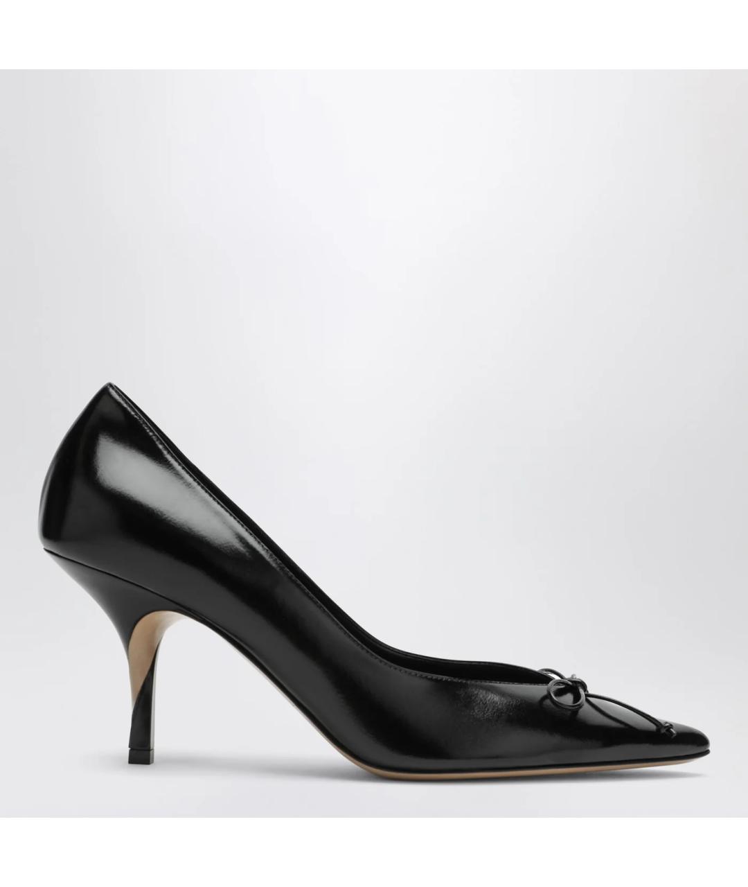 JACQUEMUS Черные кожаные туфли, фото 3