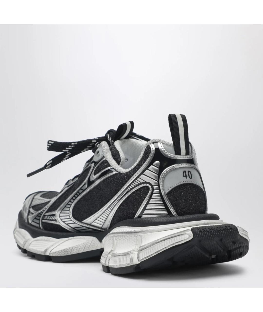 BALENCIAGA Черные синтетические кроссовки, фото 2