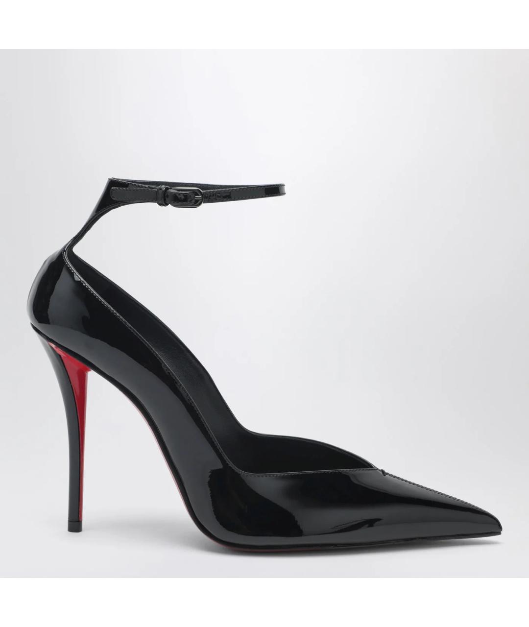 CHRISTIAN LOUBOUTIN Черные туфли из лакированной кожи, фото 3