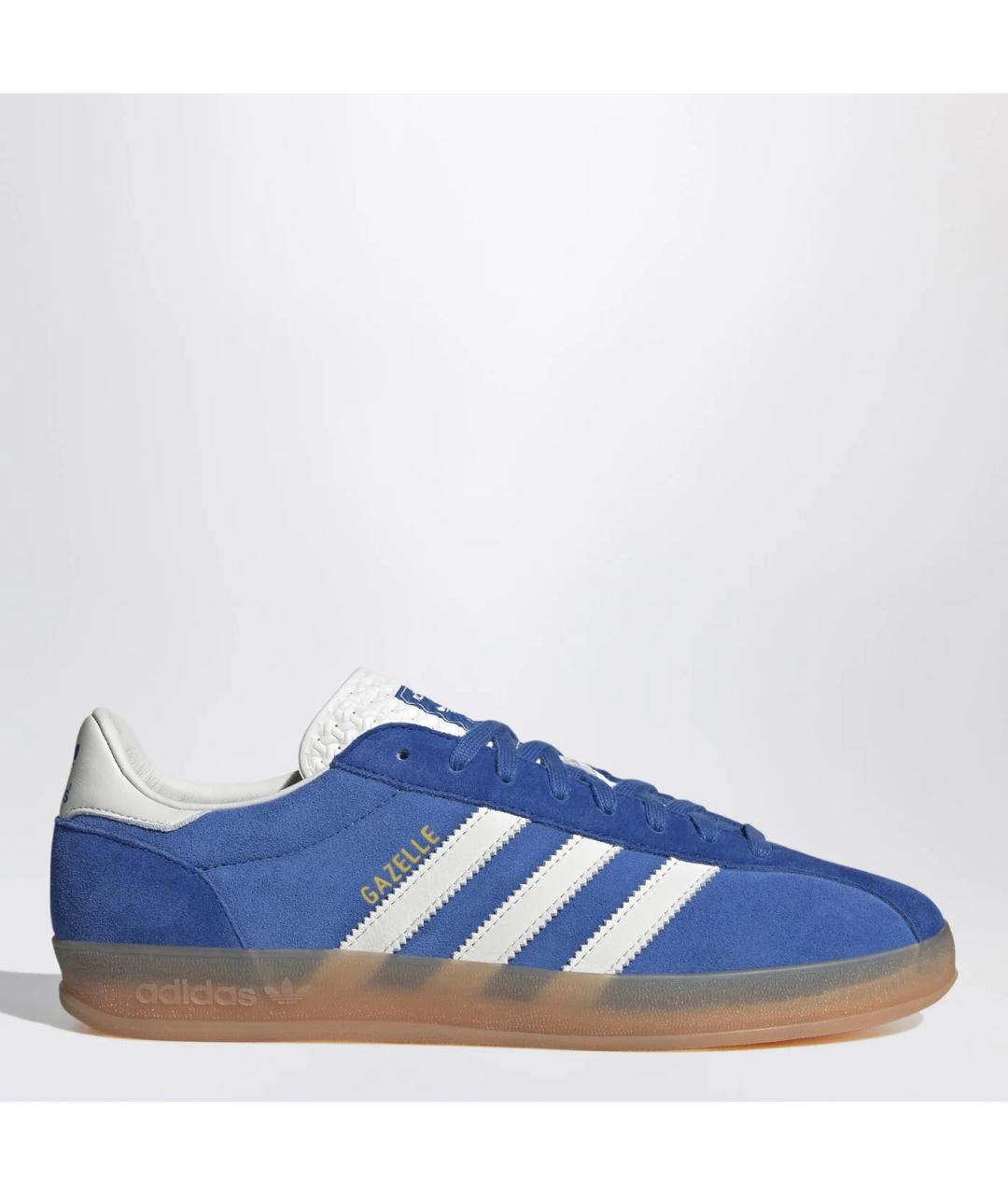 ADIDAS Синие замшевые низкие кроссовки / кеды, фото 3