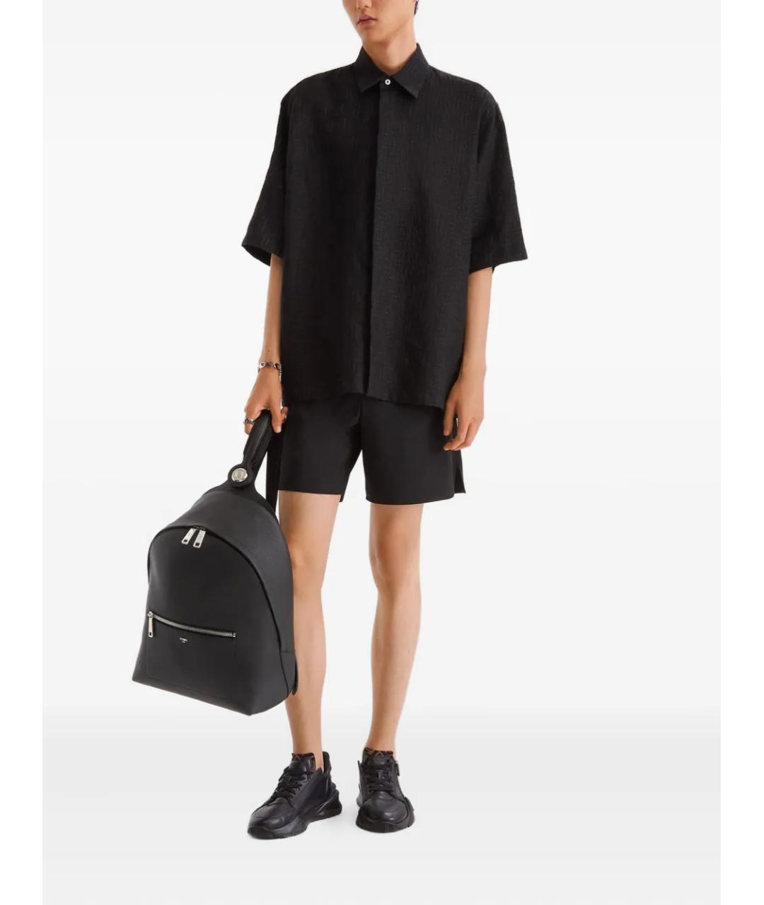 FENDI Черная льняная кэжуал рубашка, фото 3