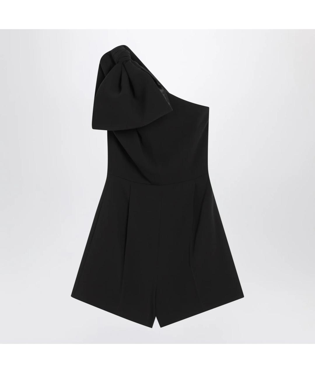 MAX MARA Черный вискозный комбинезон, фото 3