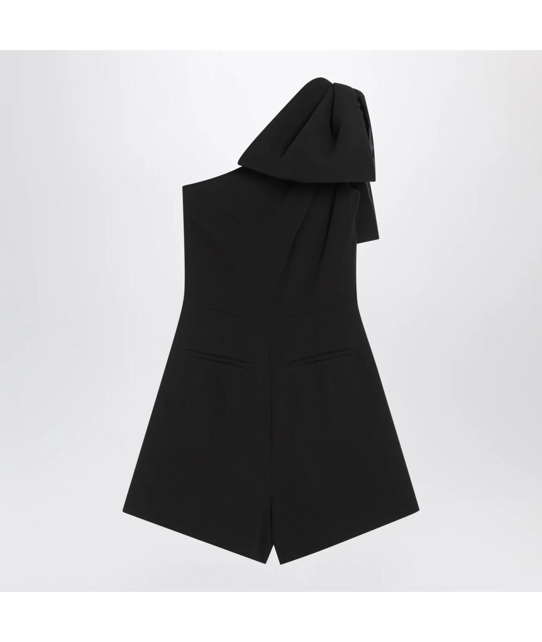MAX MARA Черный вискозный комбинезон, фото 2