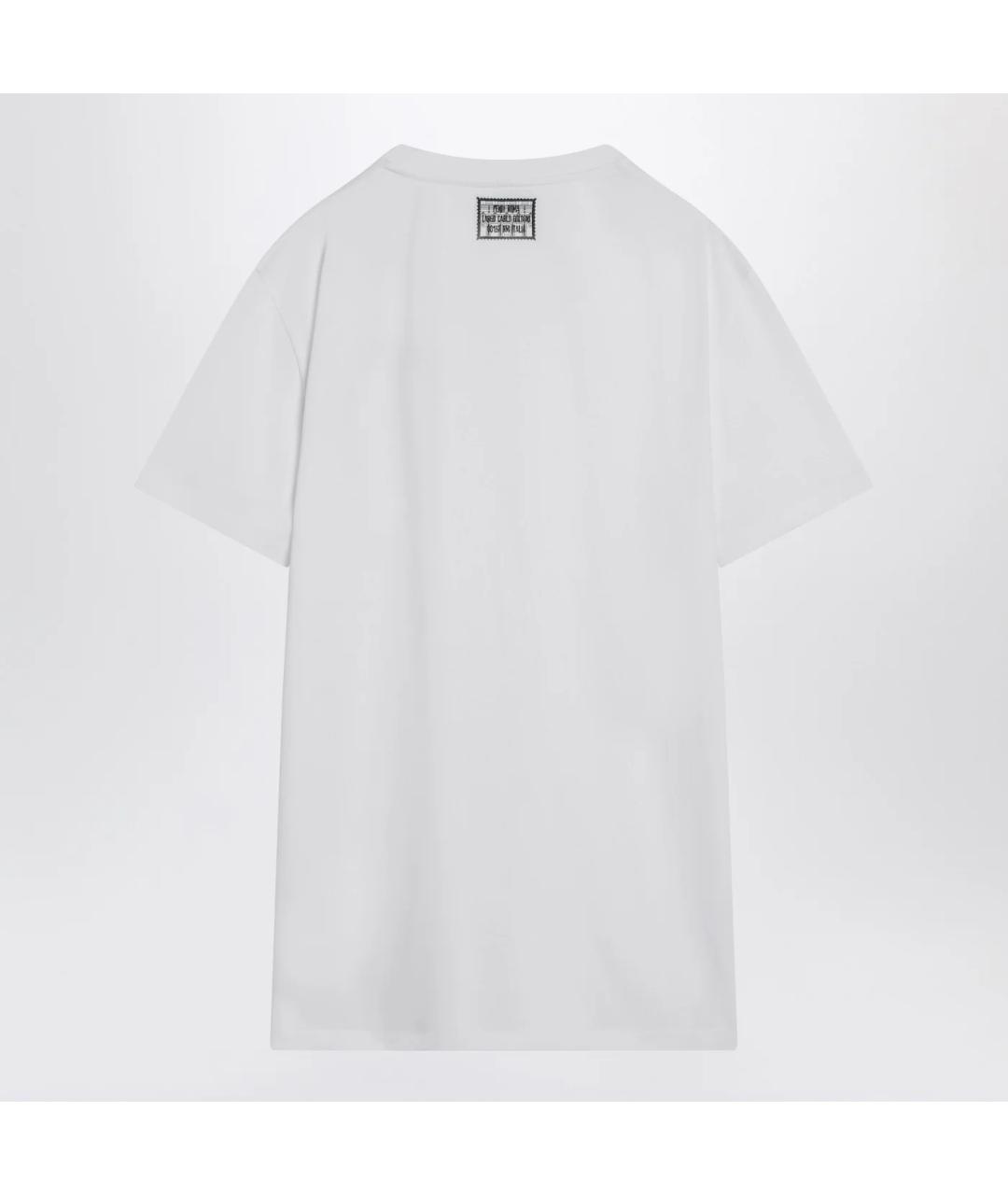 FENDI Белая хлопковая футболка, фото 2