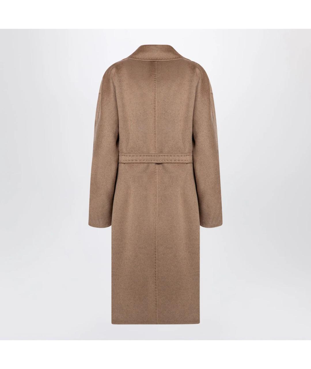 MAX MARA Бежевое шерстяное пальто, фото 2