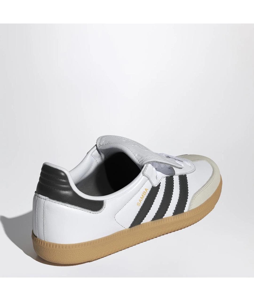 ADIDAS Белые кожаные кеды, фото 2