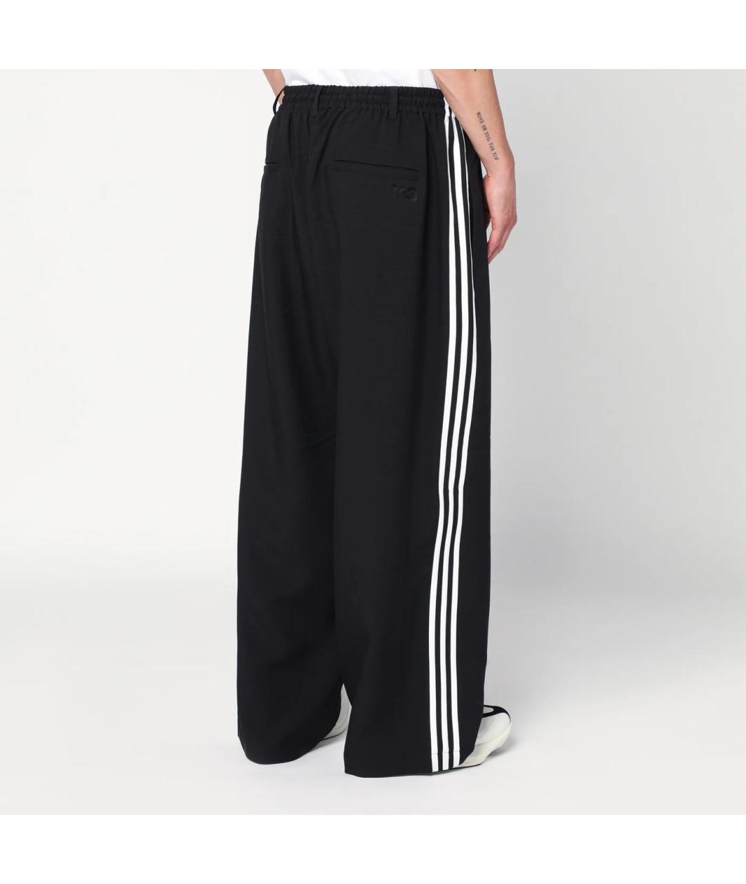 ADIDAS Черные полиэстеровые повседневные брюки, фото 2