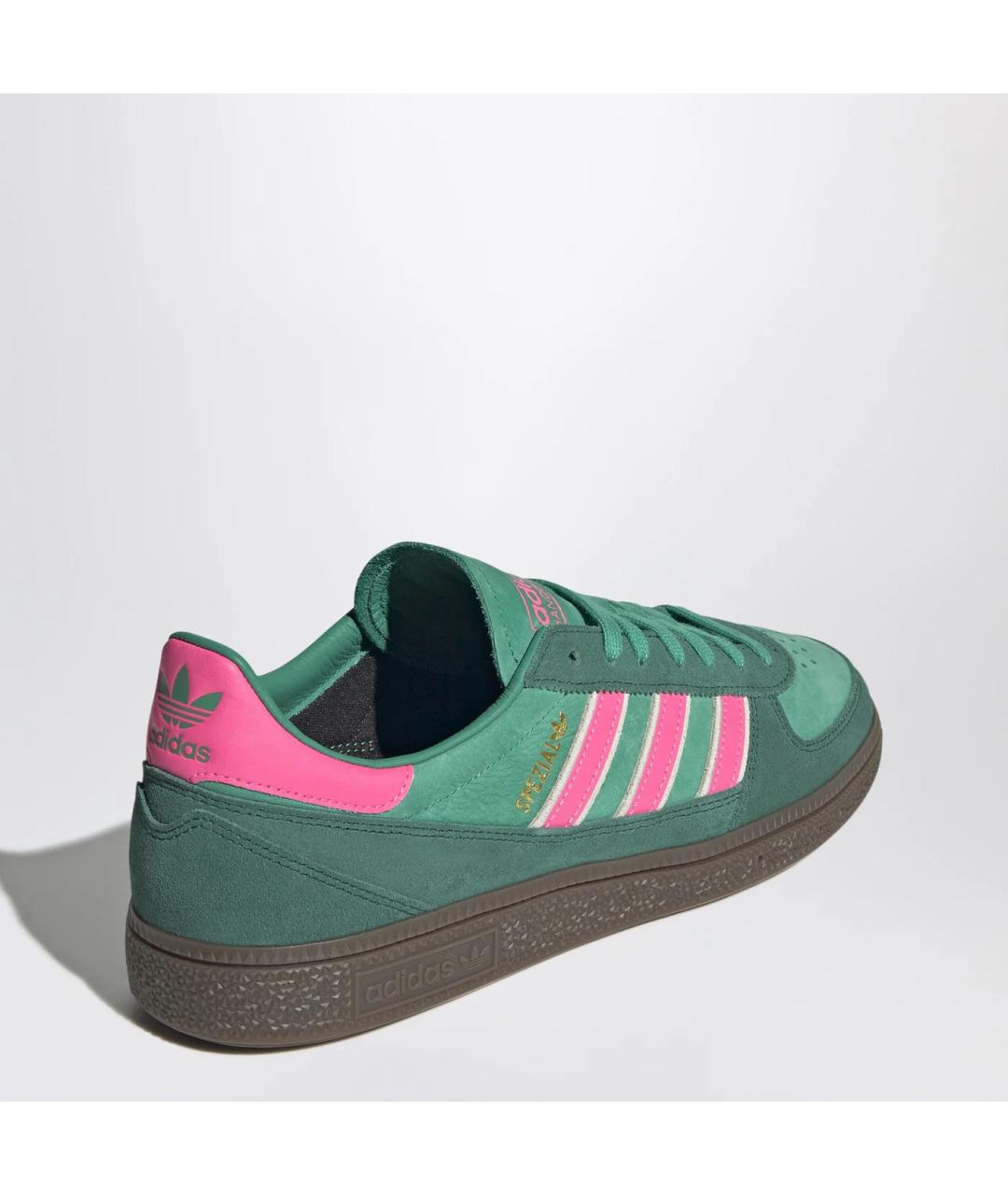 ADIDAS Зеленые замшевые низкие кроссовки / кеды, фото 2