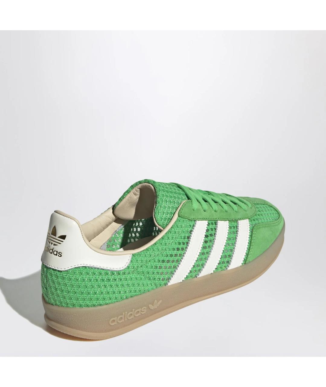 ADIDAS Зеленые замшевые низкие кроссовки / кеды, фото 2