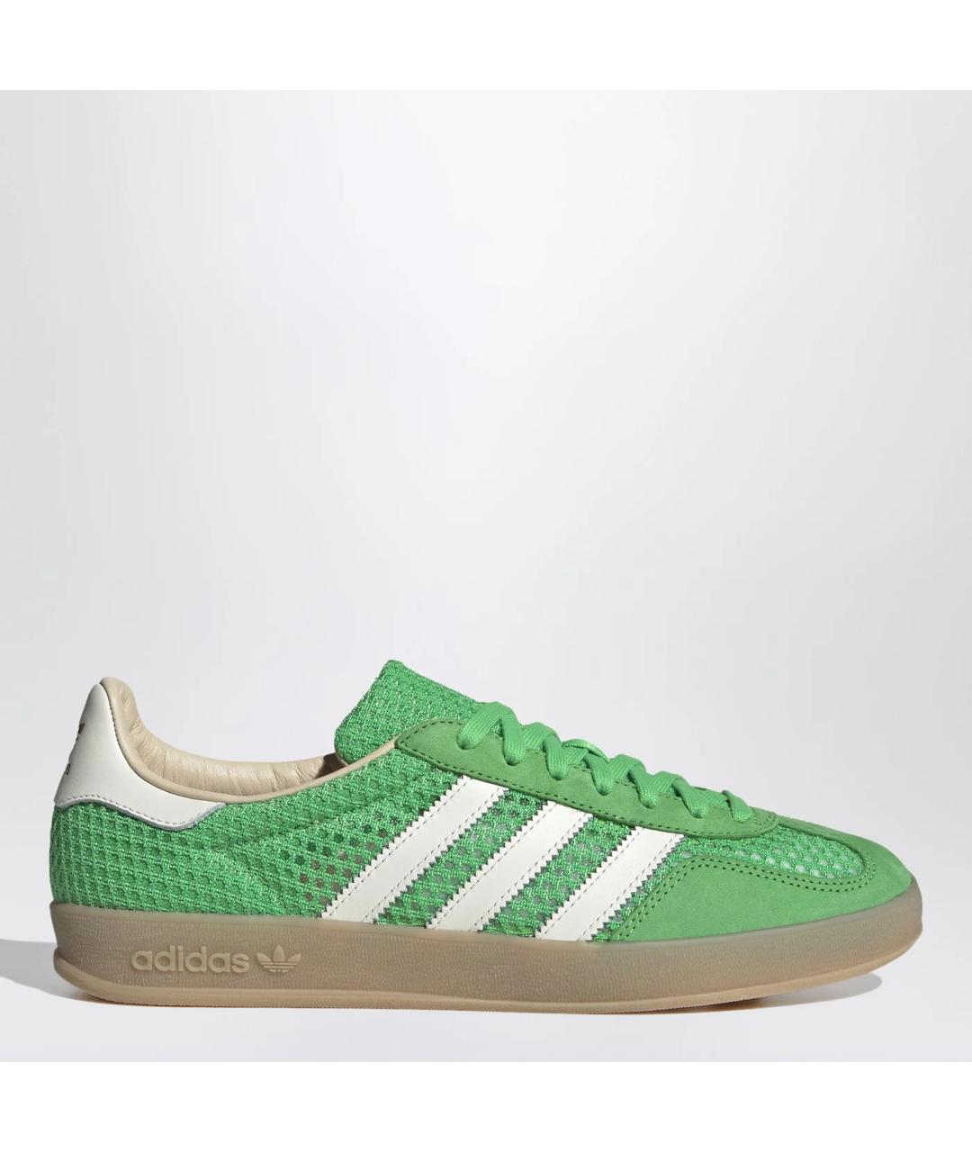 ADIDAS Зеленые замшевые низкие кроссовки / кеды, фото 3