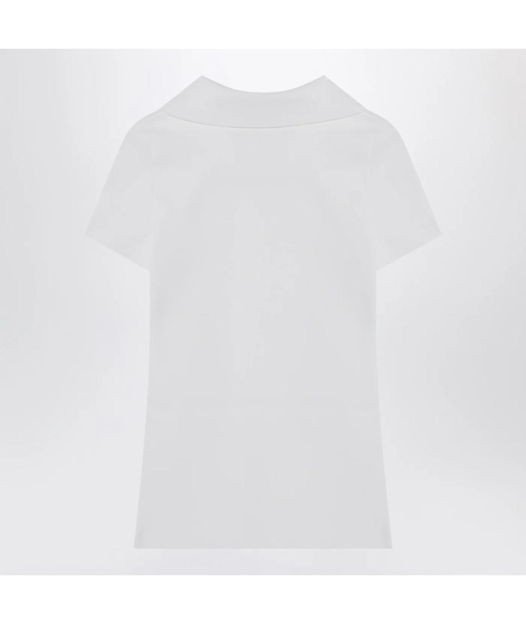 BALENCIAGA Белая вискозная футболка, фото 2