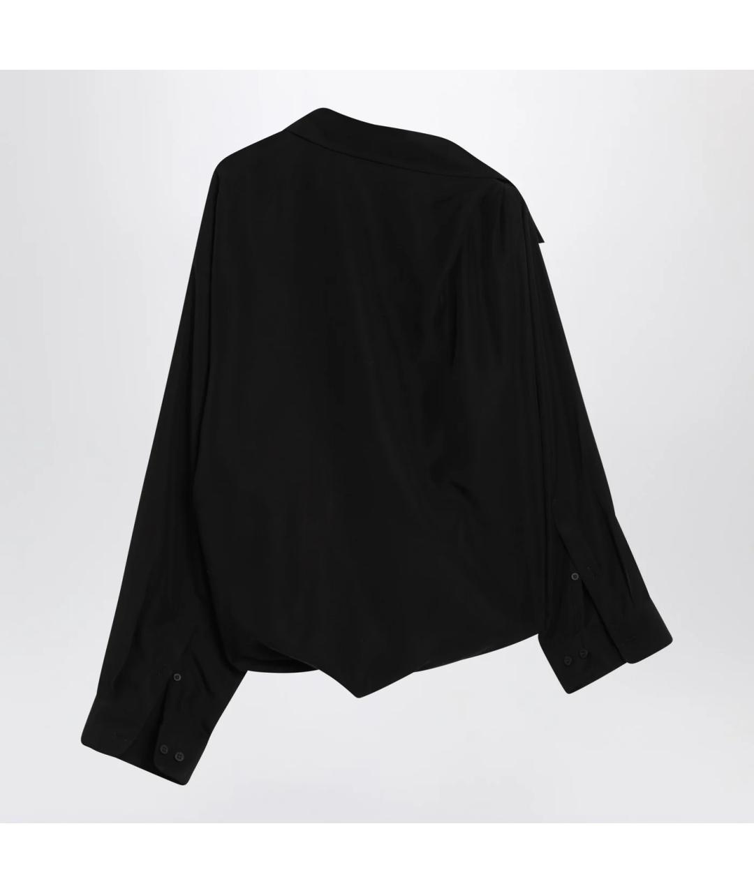 BALENCIAGA Черная рубашка, фото 2