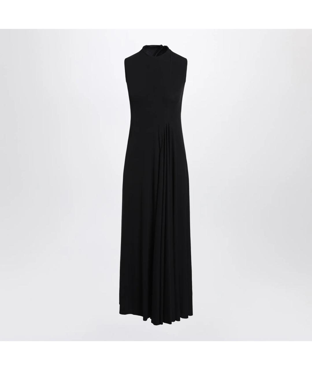 BALENCIAGA Черное вискозное платье, фото 3