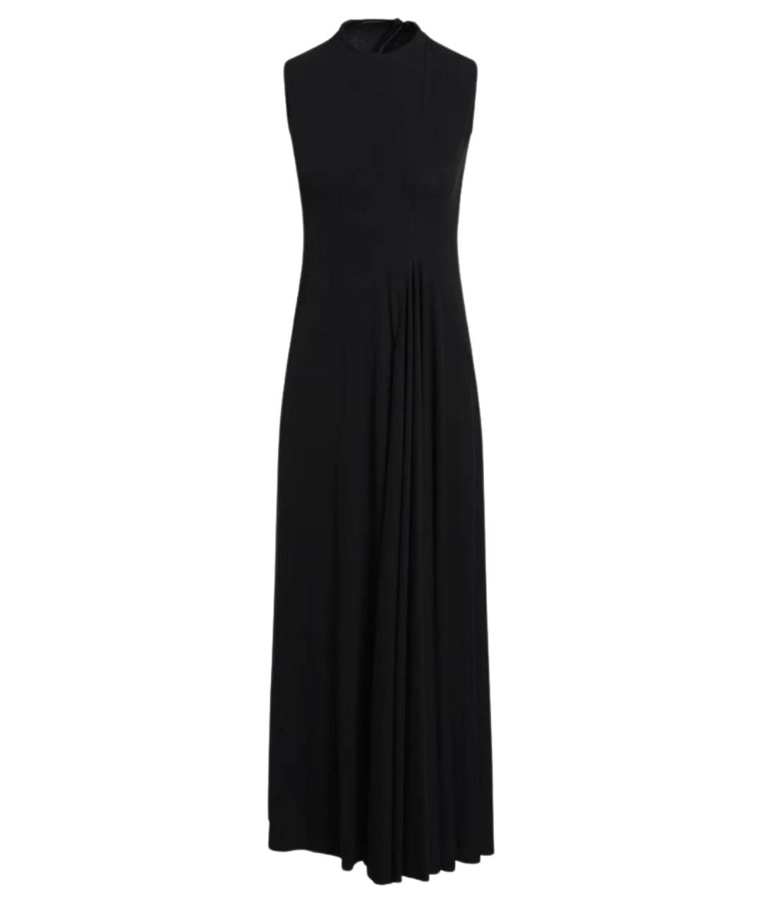 BALENCIAGA Черное вискозное платье, фото 1