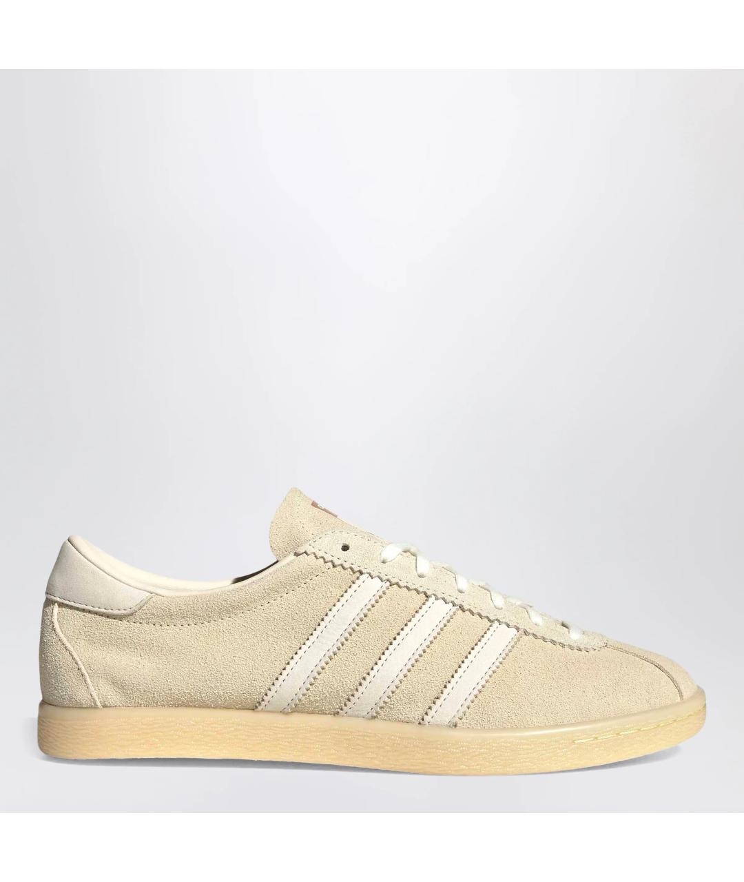 ADIDAS Бежевые замшевые кеды, фото 3