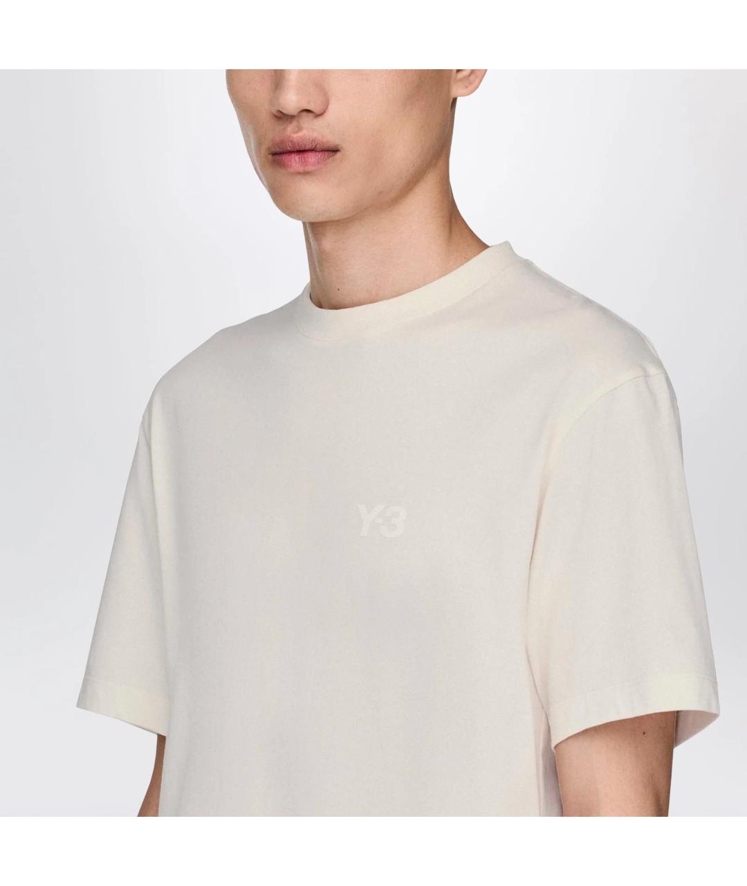ADIDAS Белая хлопковая футболка, фото 2