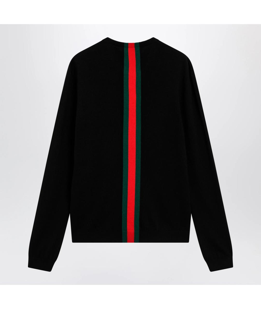GUCCI Черный кашемировый джемпер / свитер, фото 2