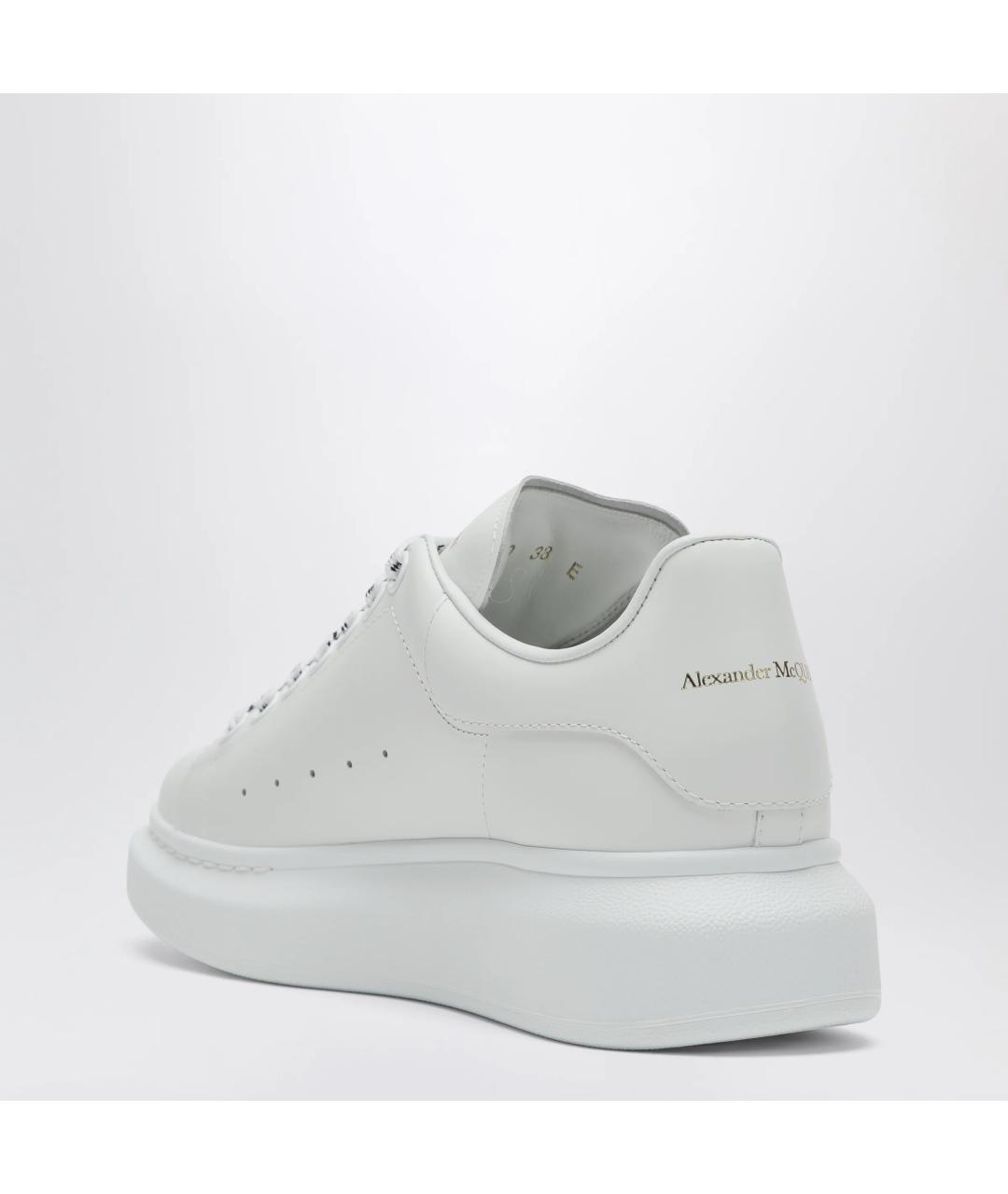 ALEXANDER MCQUEEN Белые кожаные кроссовки, фото 2