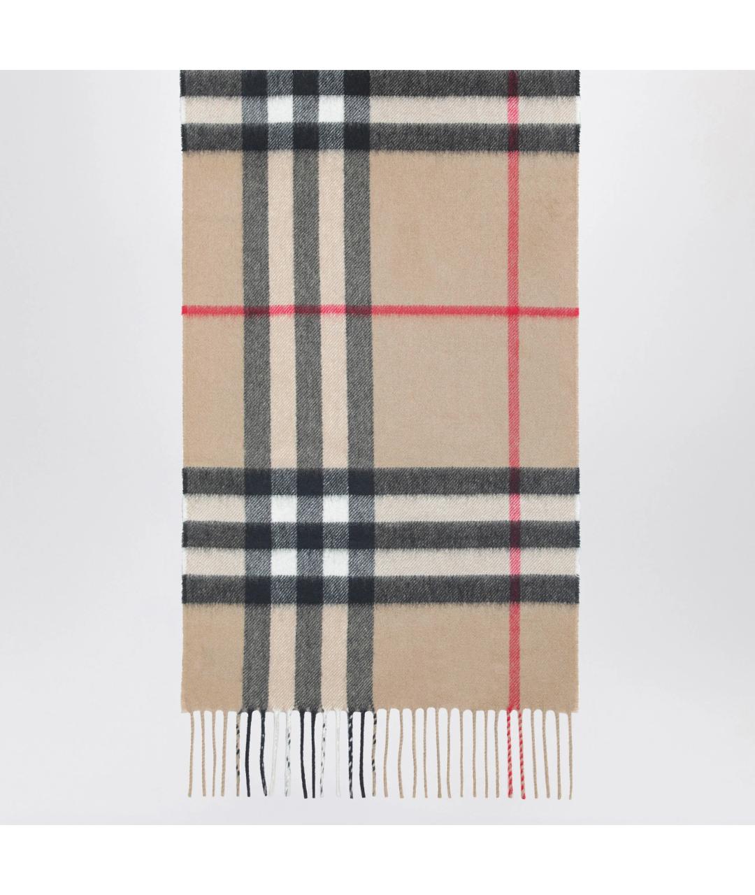 BURBERRY Бежевый кашемировый шарф, фото 2