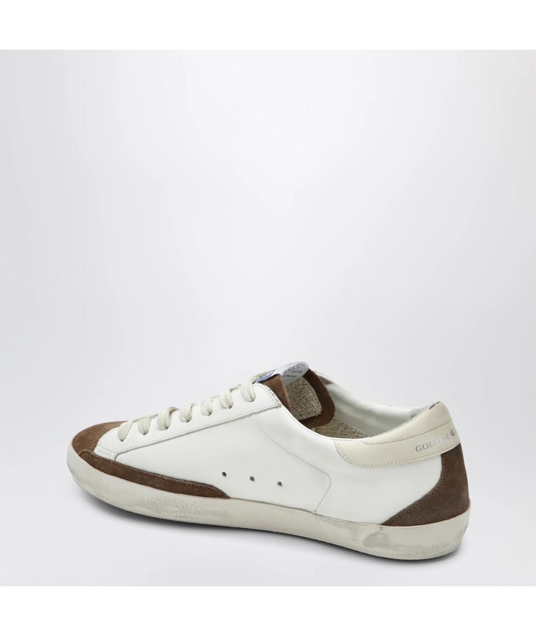 GOLDEN GOOSE Белые кожаные туфли, фото 2