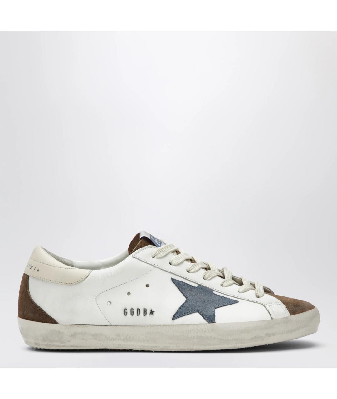 GOLDEN GOOSE Белые кожаные туфли, фото 3