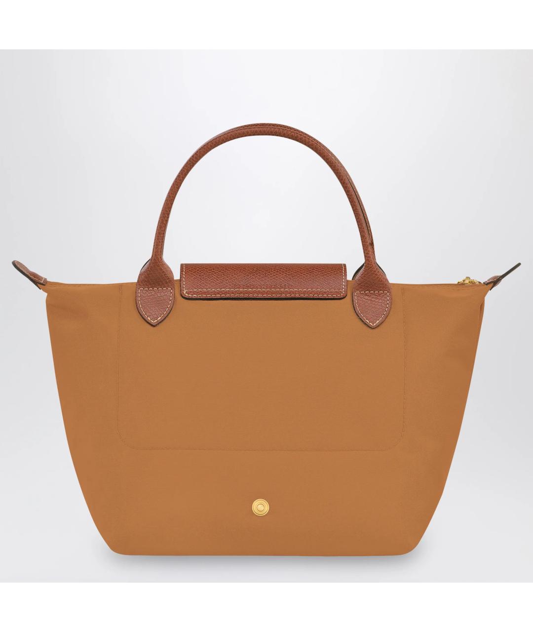 LONGCHAMP Бежевая тканевая сумка тоут, фото 2