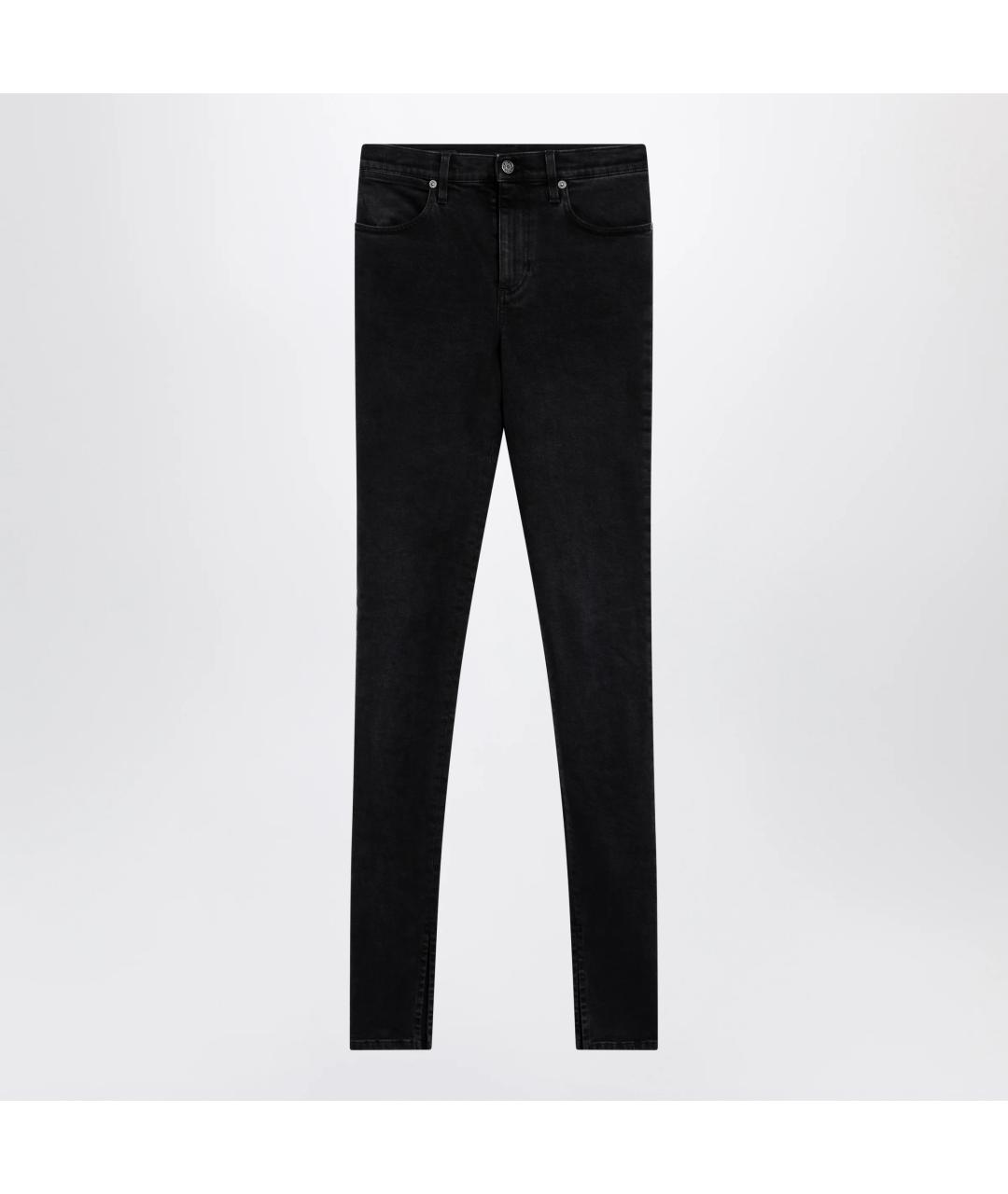 GUCCI Черные хлопковые джинсы слим, фото 3