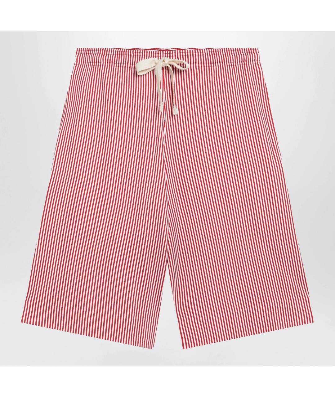 JACQUEMUS Красные хлопковые шорты, фото 3