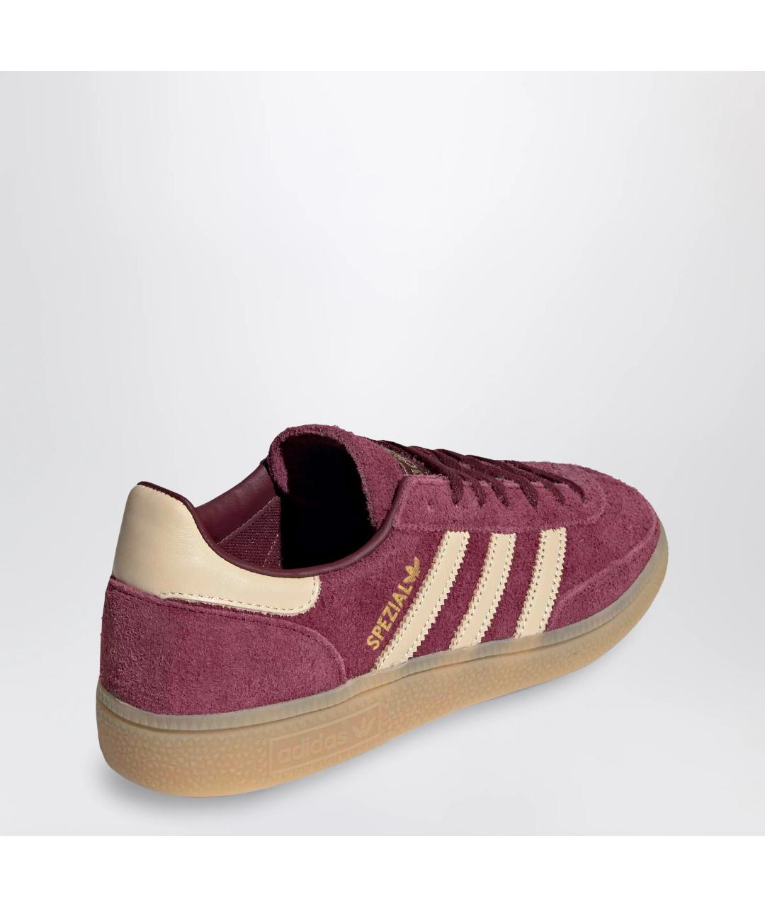 ADIDAS Бордовые замшевые низкие кроссовки / кеды, фото 2