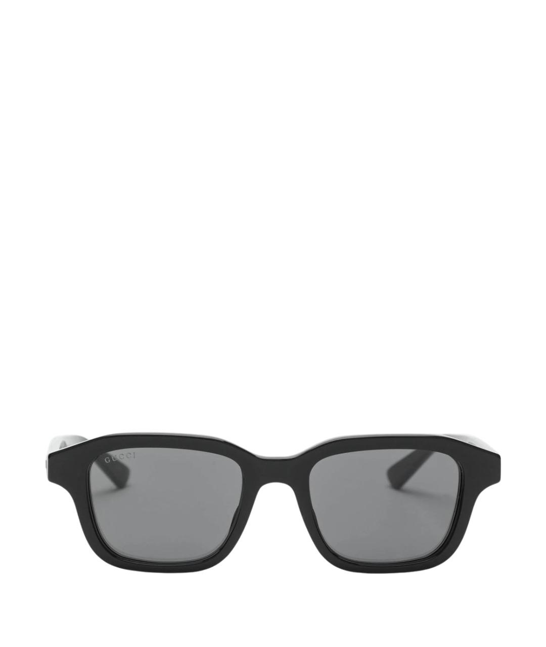 GUCCI Черные пластиковые солнцезащитные очки, фото 1