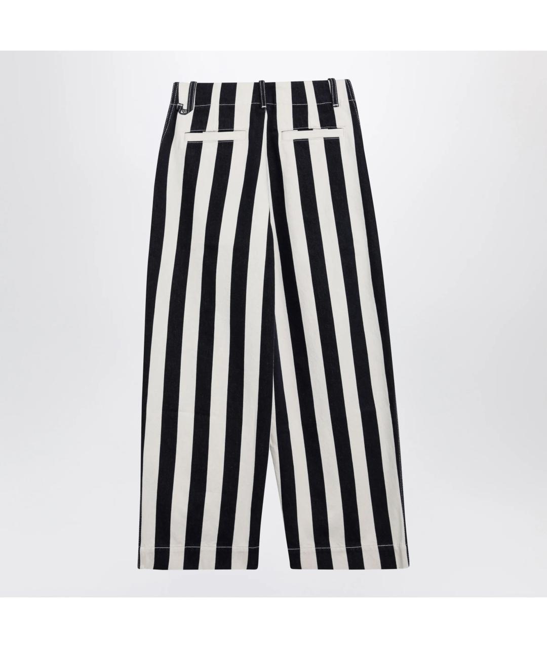 JACQUEMUS Мульти хлопковые прямые брюки, фото 2