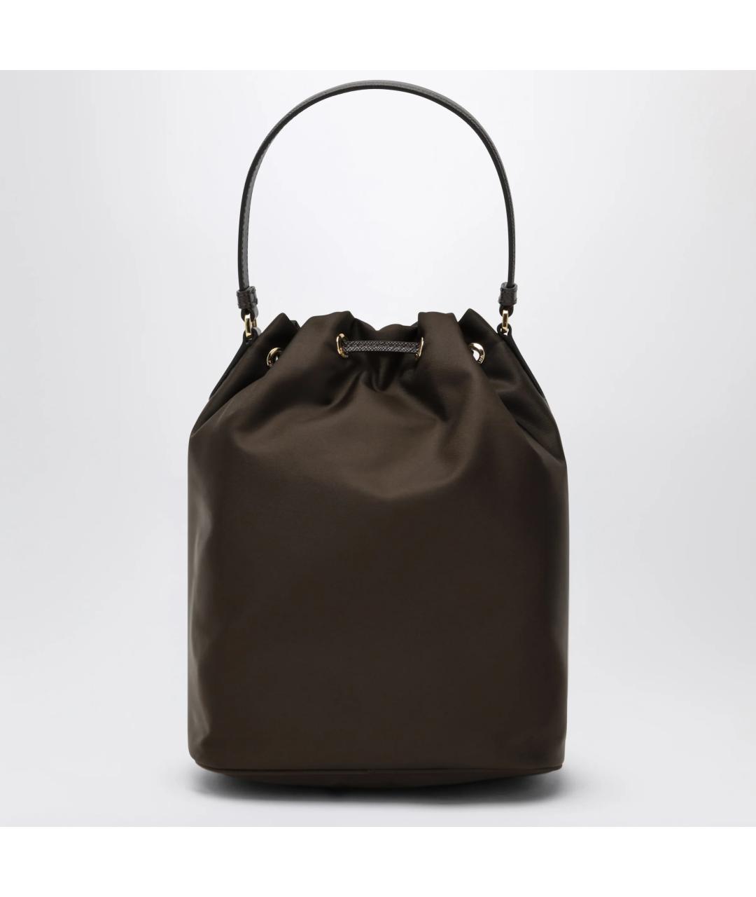 PRADA Коричневая тканевая сумка через плечо, фото 2