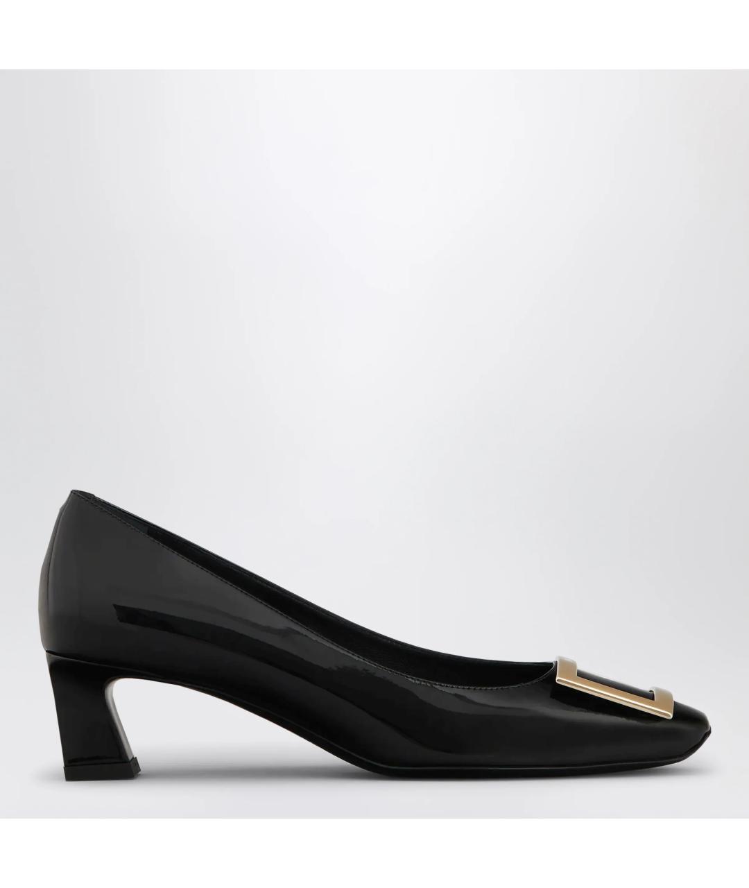 ROGER VIVIER Черные туфли из лакированной кожи, фото 3