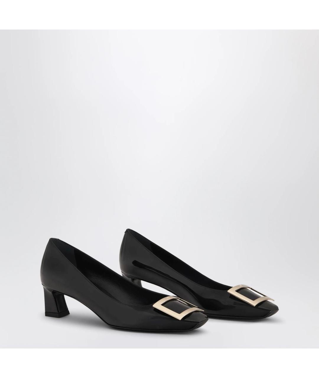 ROGER VIVIER Черные туфли из лакированной кожи, фото 2