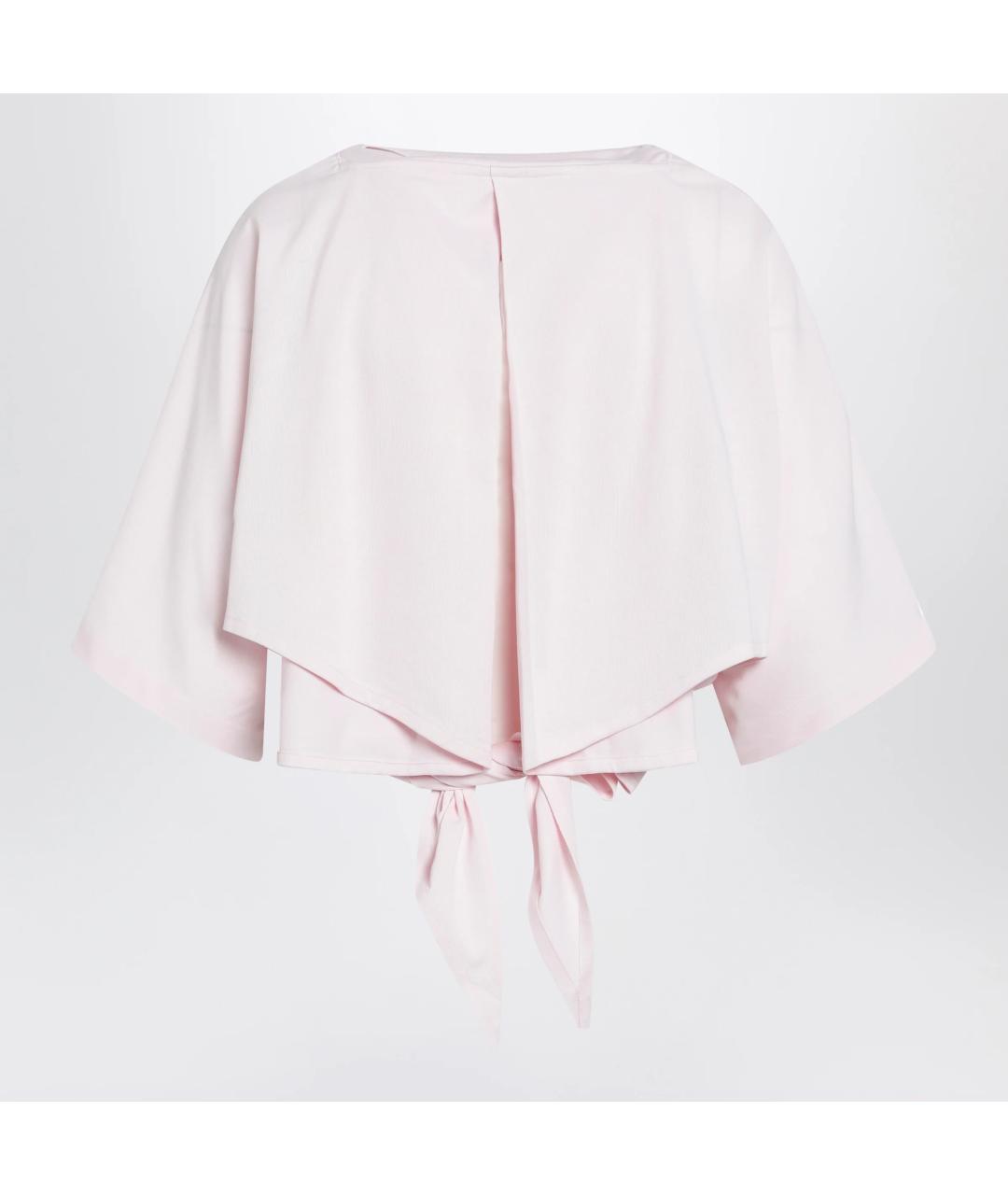 JACQUEMUS Розовая хлопковая футболка, фото 2