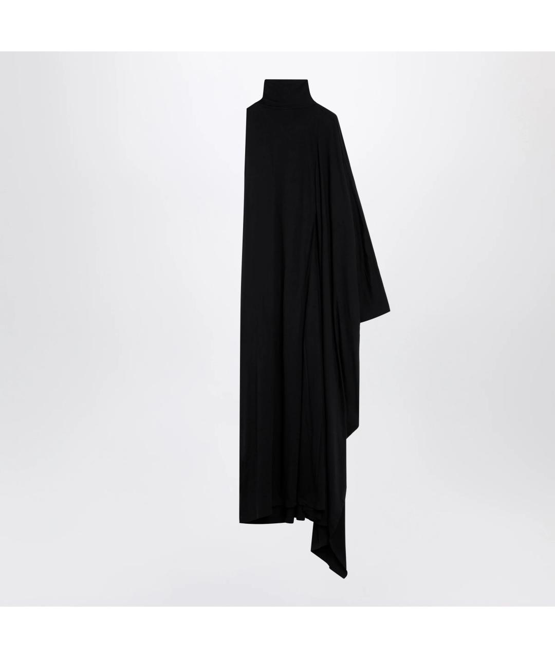 BALENCIAGA Черное хлопковое платье, фото 2