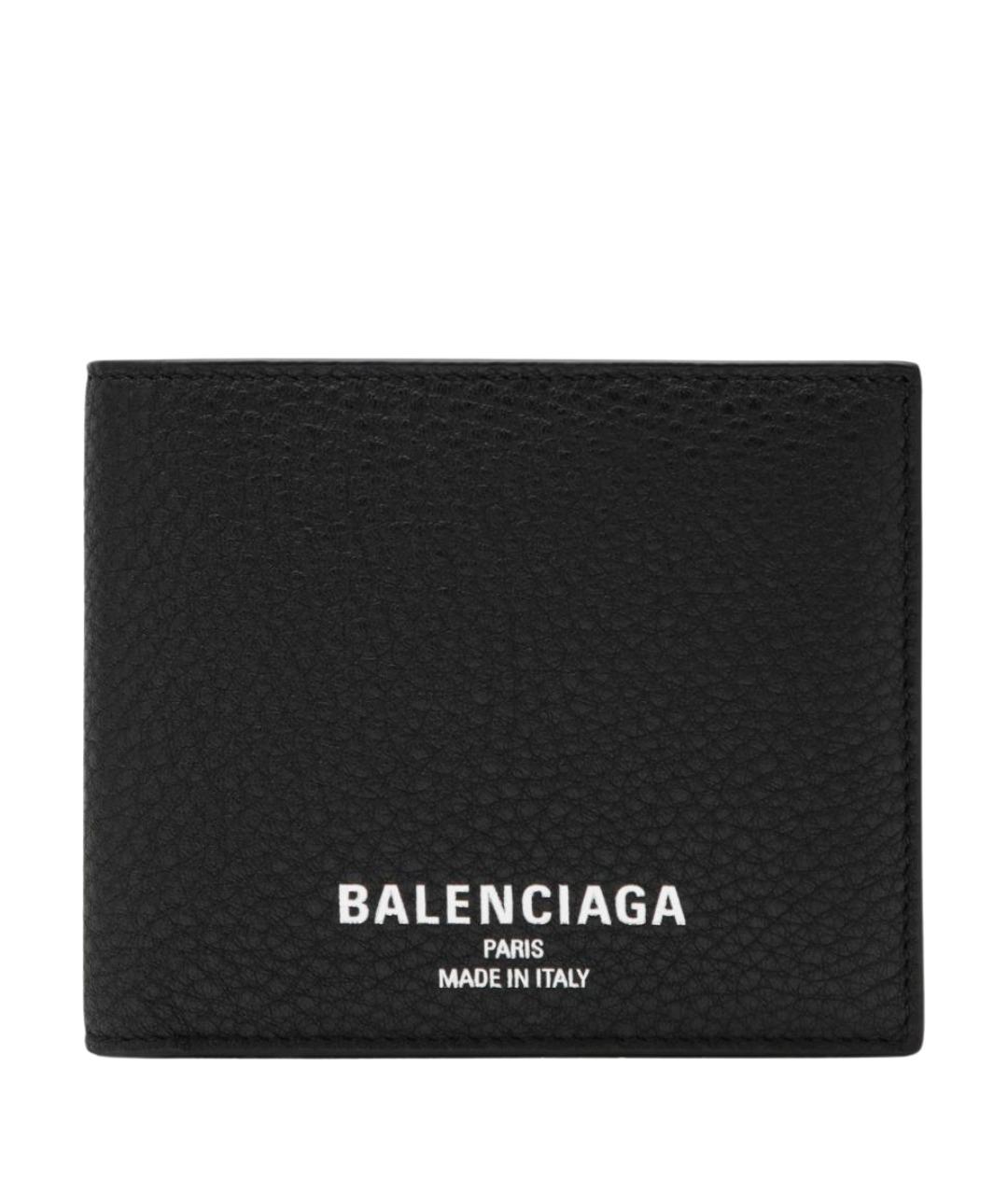 BALENCIAGA Черный кожаный кардхолдер, фото 1
