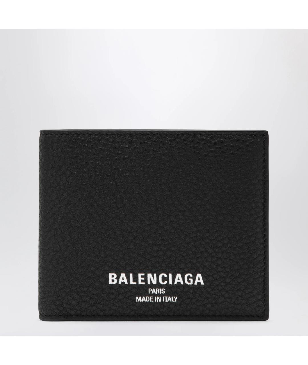 BALENCIAGA Черный кожаный кардхолдер, фото 3