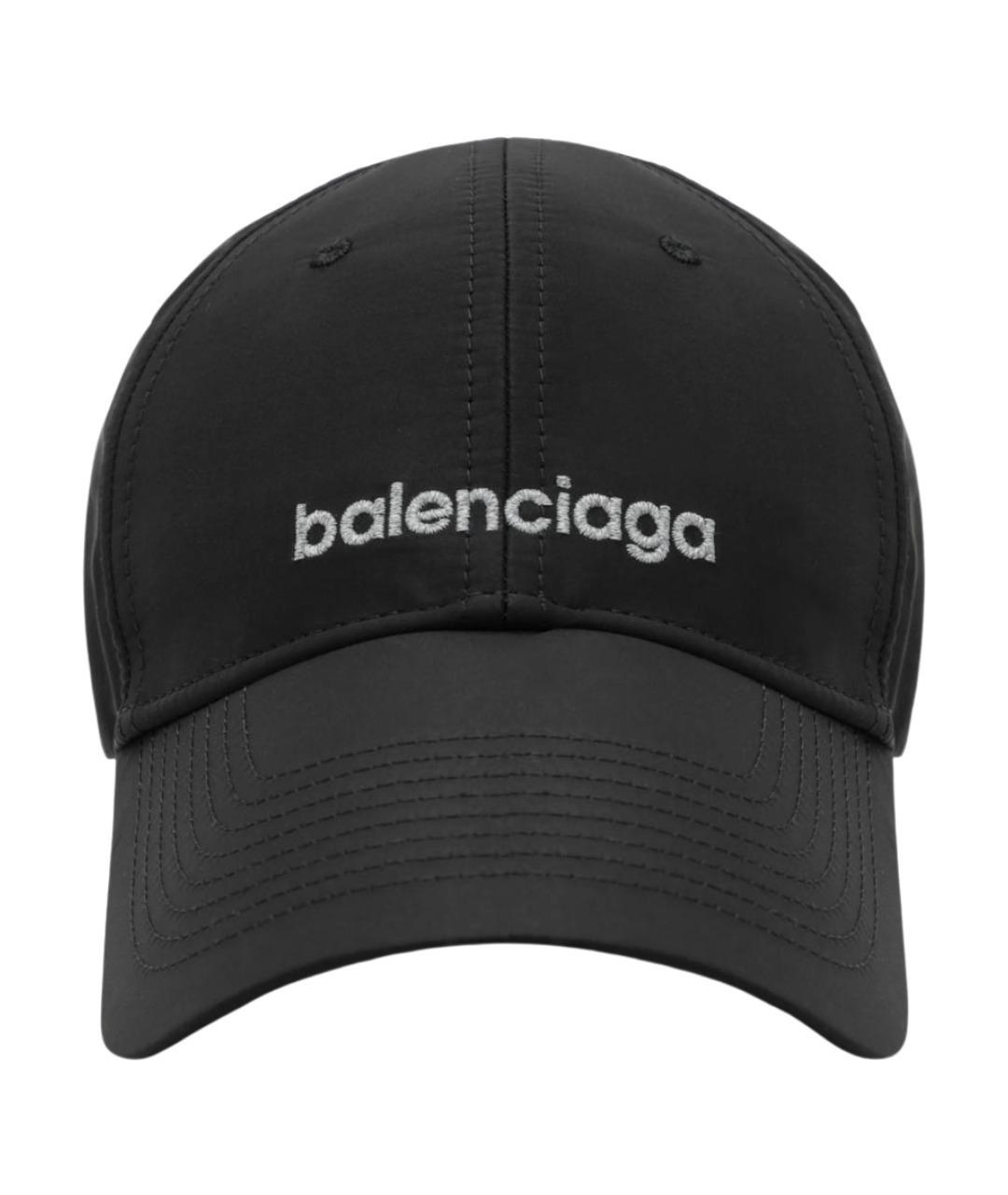 BALENCIAGA Черная хлопковая кепка/бейсболка, фото 1