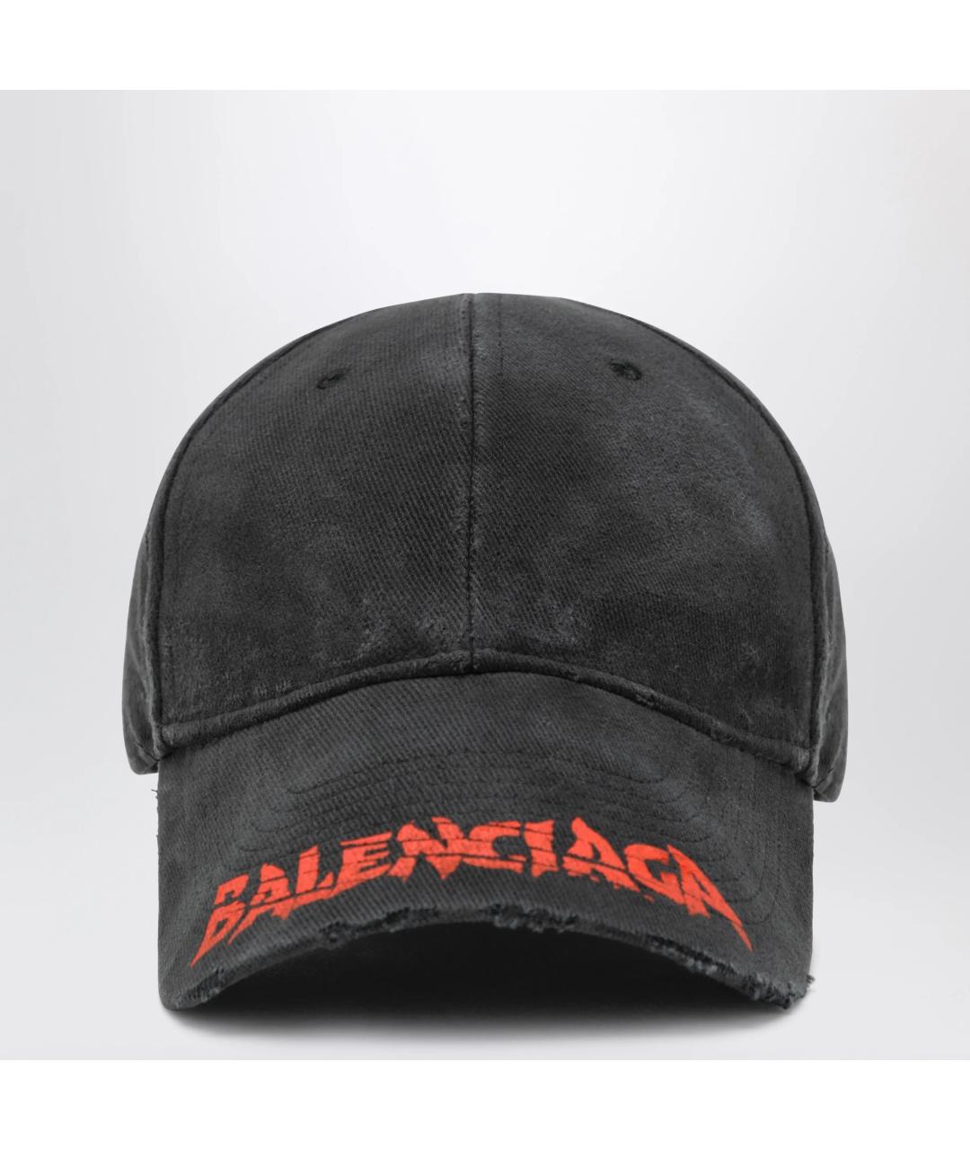 BALENCIAGA Черная хлопковая кепка/бейсболка, фото 3