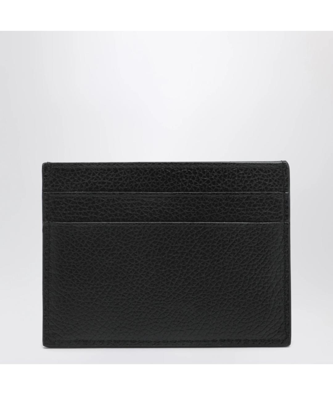 BALENCIAGA Черный кожаный кардхолдер, фото 2