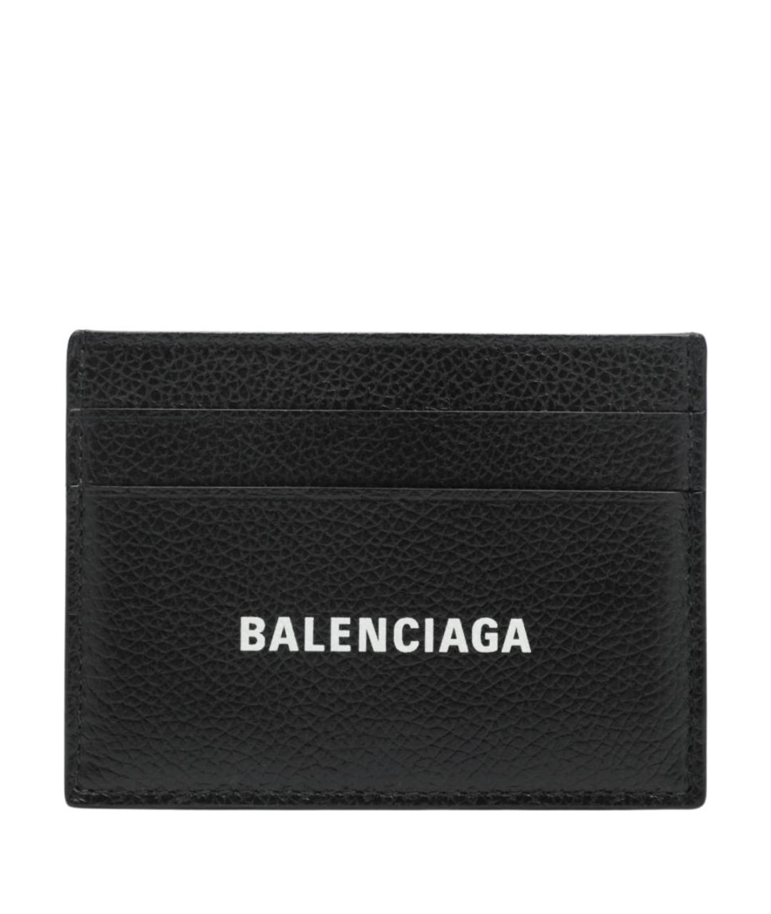 BALENCIAGA Черный кожаный кардхолдер, фото 1