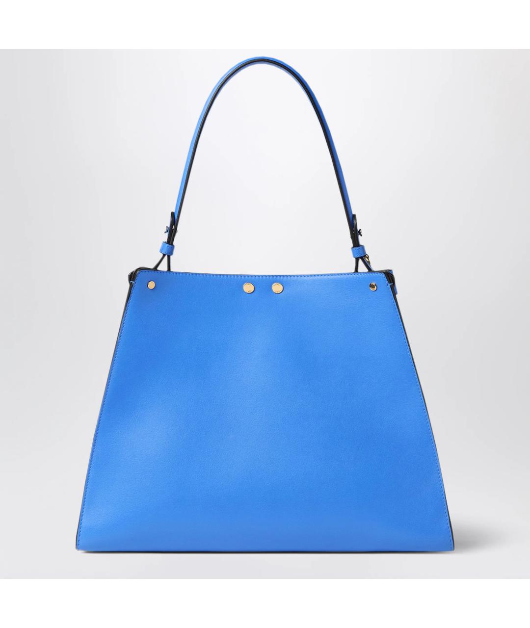FENDI Синяя кожаная сумка тоут, фото 2