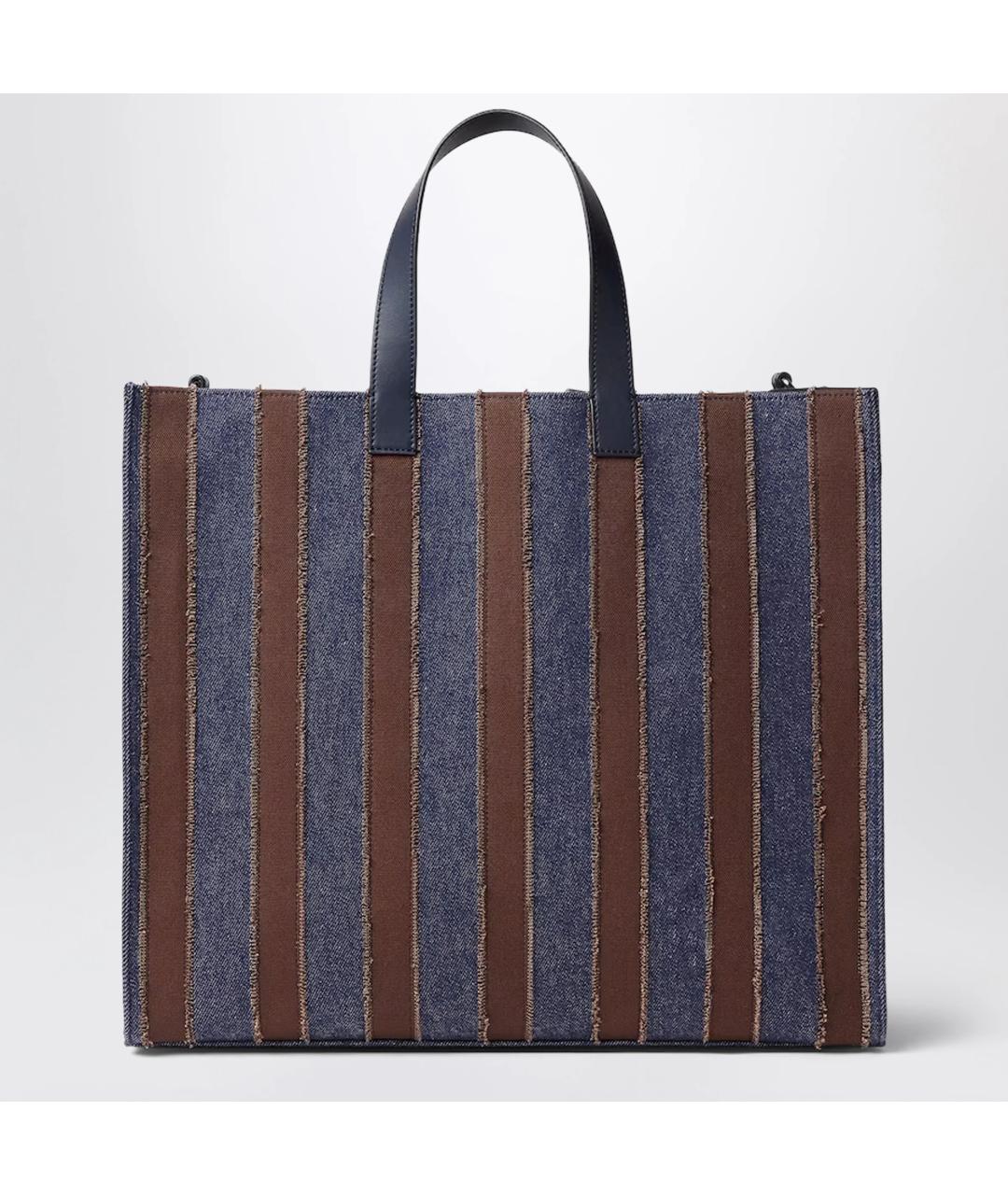 FENDI Мульти деним сумка тоут, фото 2