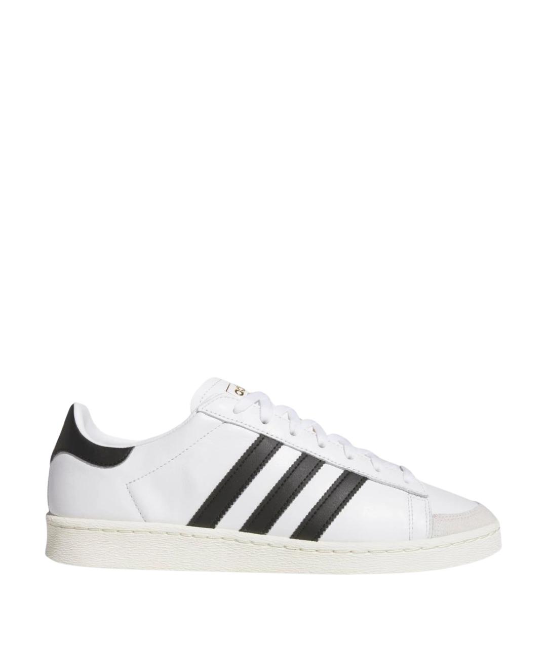 ADIDAS Белые кожаные низкие кроссовки / кеды, фото 1