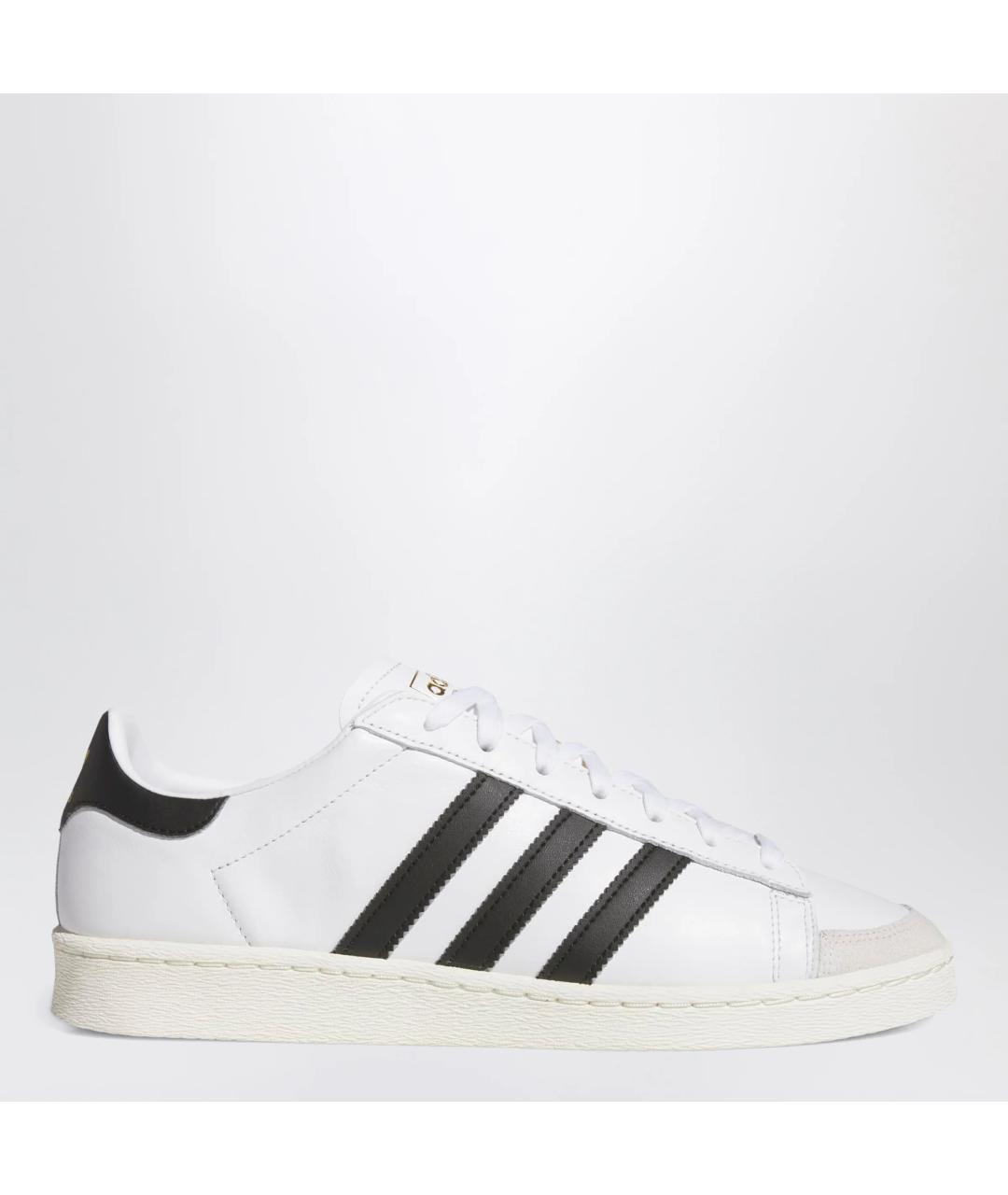 ADIDAS Белые кожаные низкие кроссовки / кеды, фото 3