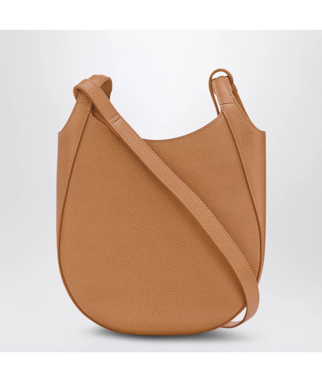 LONGCHAMP Коричневая кожаная сумка через плечо, фото 2